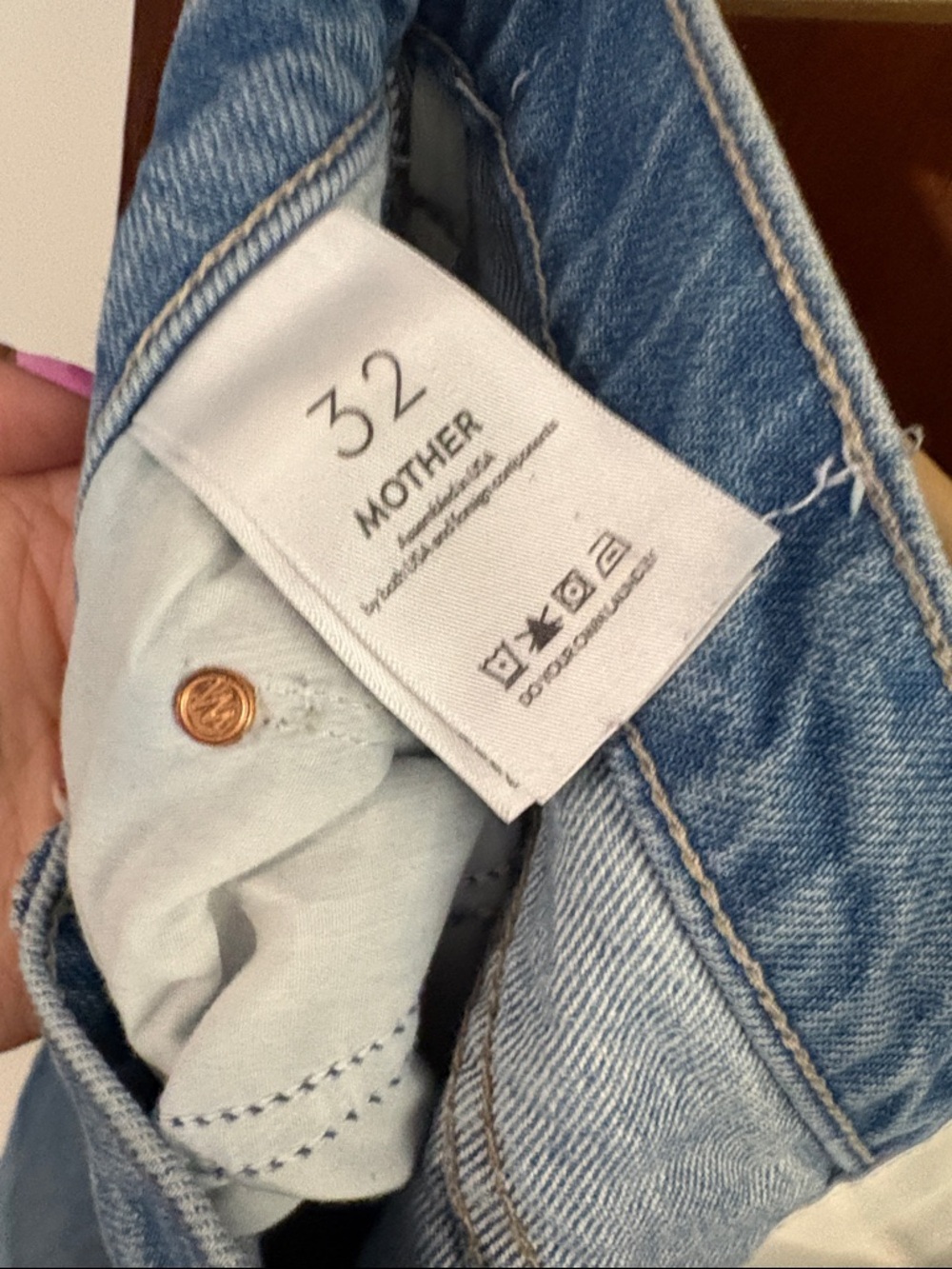 Mother superior jeans THE DOWN LOW SPINNER SNEAK size 32 - Picture 3 of 7